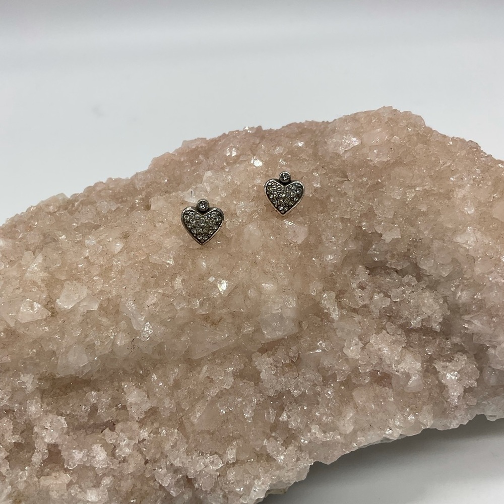 Brighton Silver and Diamond Earrings